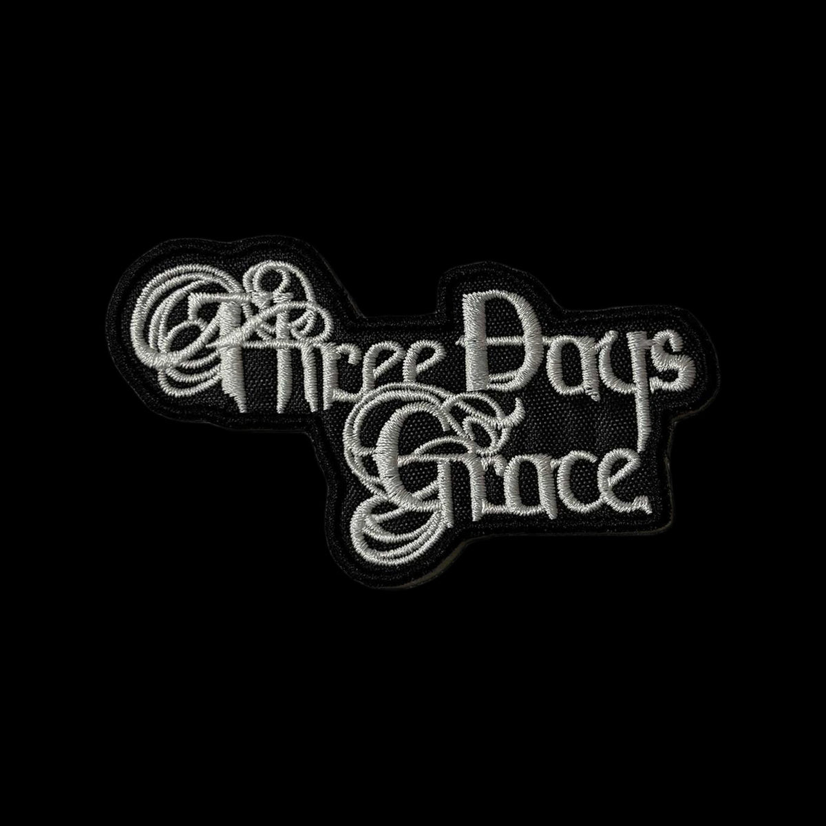 Three Days Grace Nakış Yama Logo Text