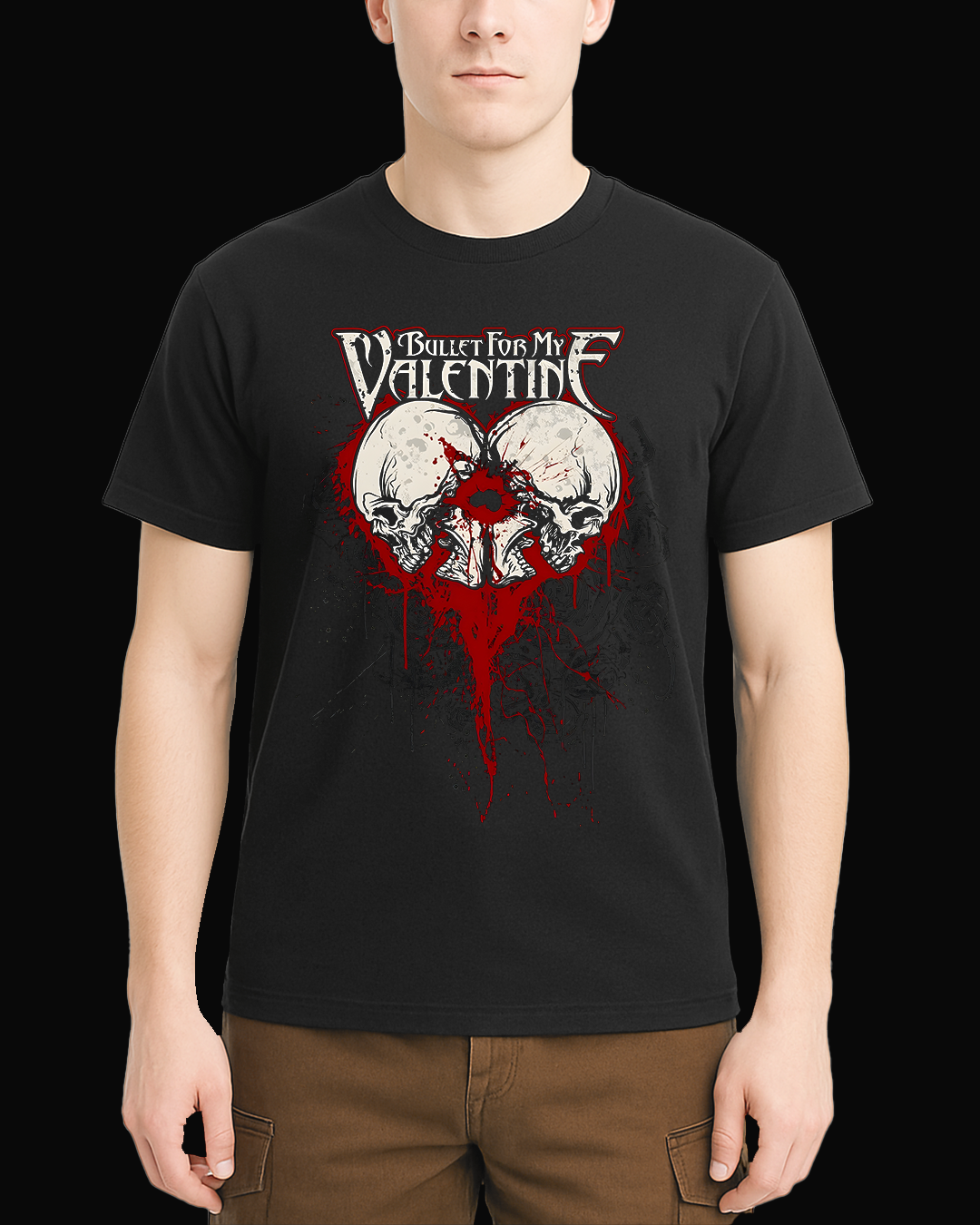 Bullet For My Valentine Kalp Siyah Tişört