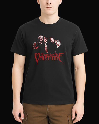 Bullet For My Valentine Grup Logo Siyah Tişört