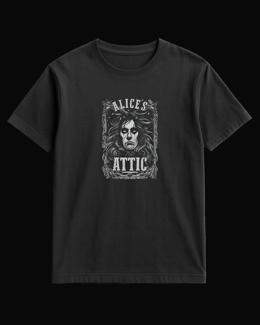 Alice Cooper Alice's Attic Siyah Tişört