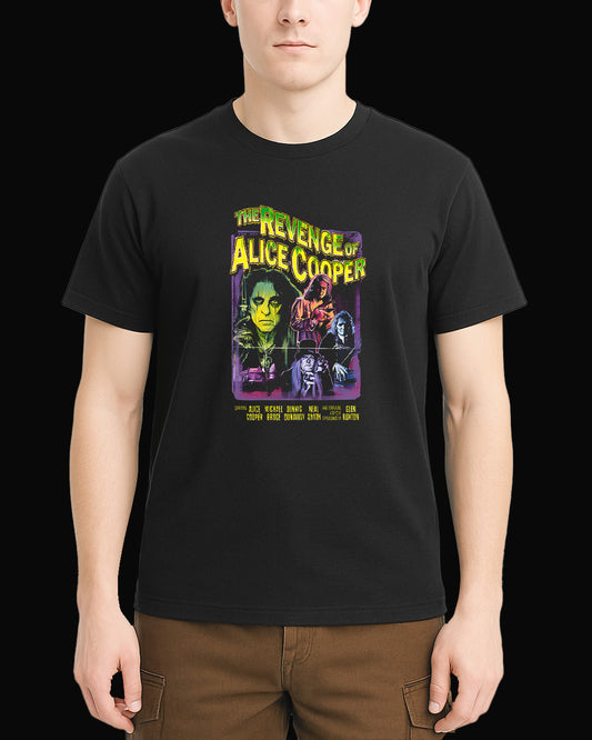 Alice Cooper The Revenge Of Alice Cooper-2 Siyah Tişört