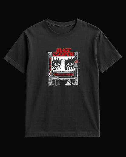 Alice Cooper Too Close For Comfort-2 Siyah Tişört