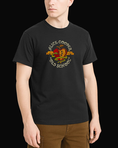 Alice Cooper Old School Siyah Tişört