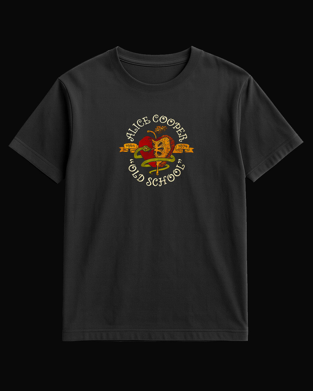 Alice Cooper Old School Siyah Tişört