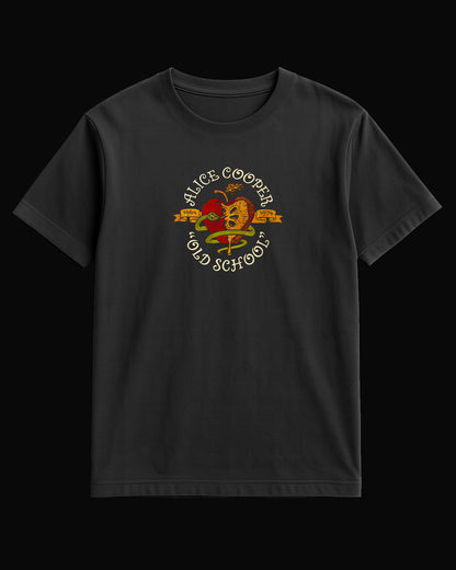 Alice Cooper Old School Siyah Tişört