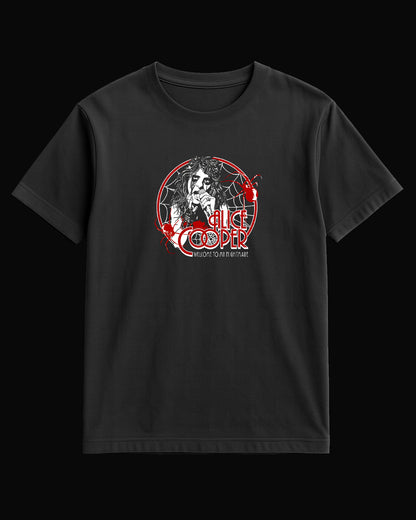 Alice Cooper Welcome To My Nightmare Siyah Tişört