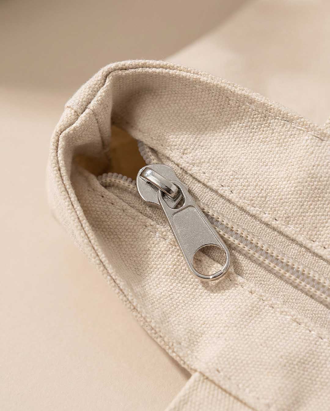 Cream Canvas Bag