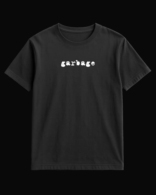 Garbage Grup Logo Siyah Tişört V2