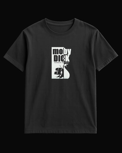 Moby Moby Dick Siyah Tişört