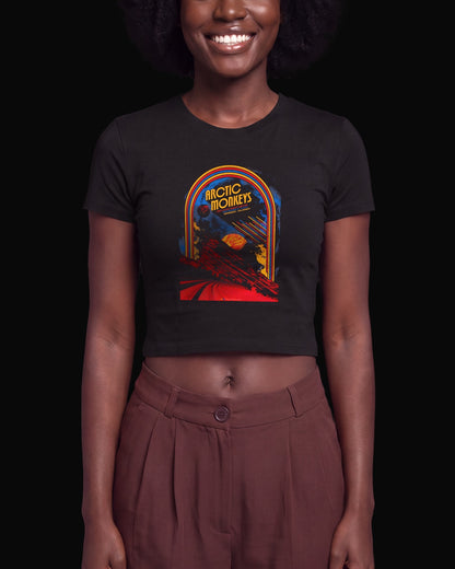 Arctic Monkeys Saturn Bar Siyah Baby Tee Tişört