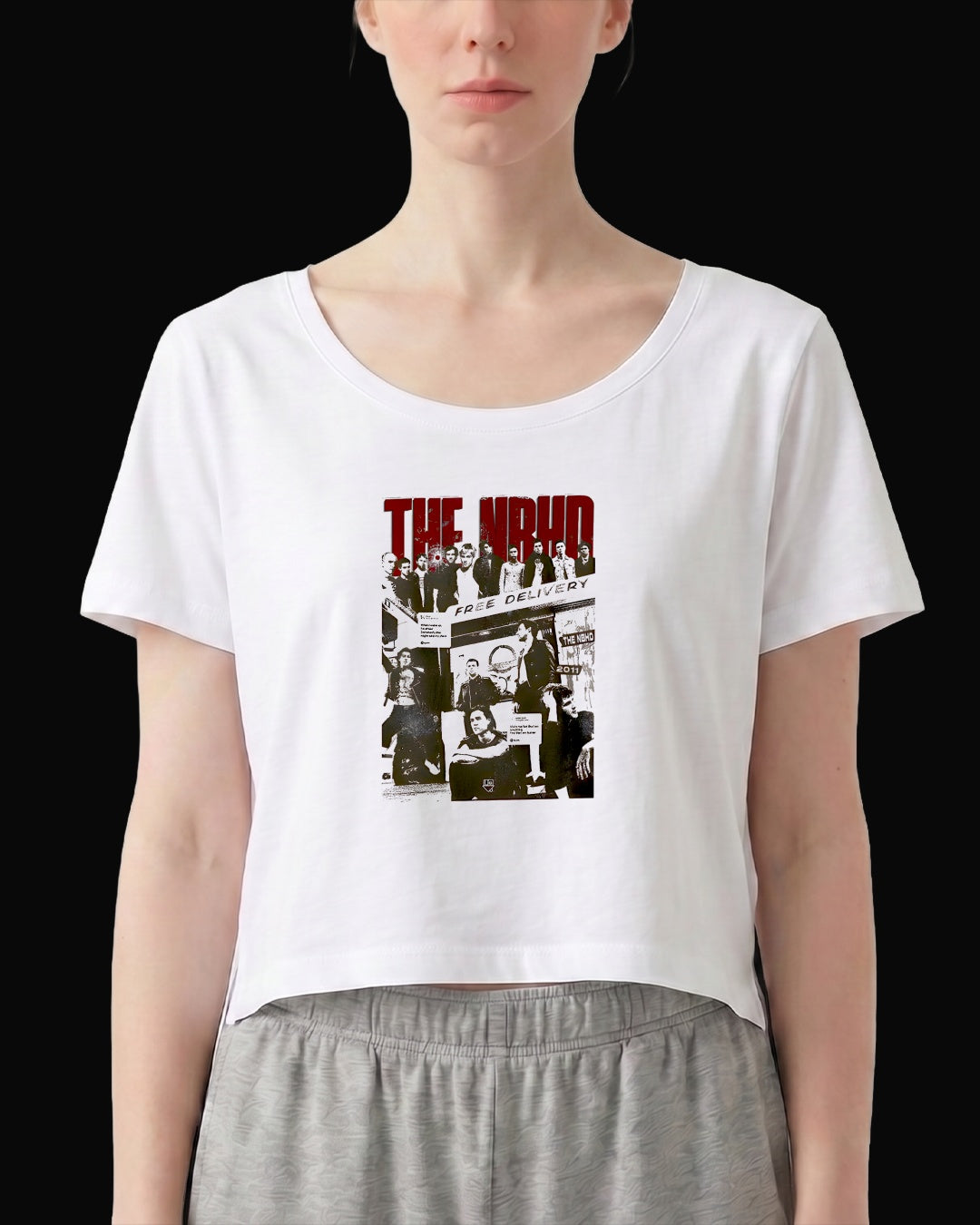 The Neighbourhood Free Delivery Kadın Beyaz Tişört