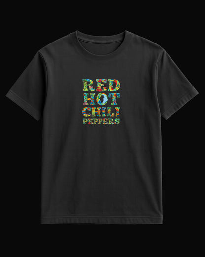 Red Hot Chili Peppers Flower Siyah Tişört