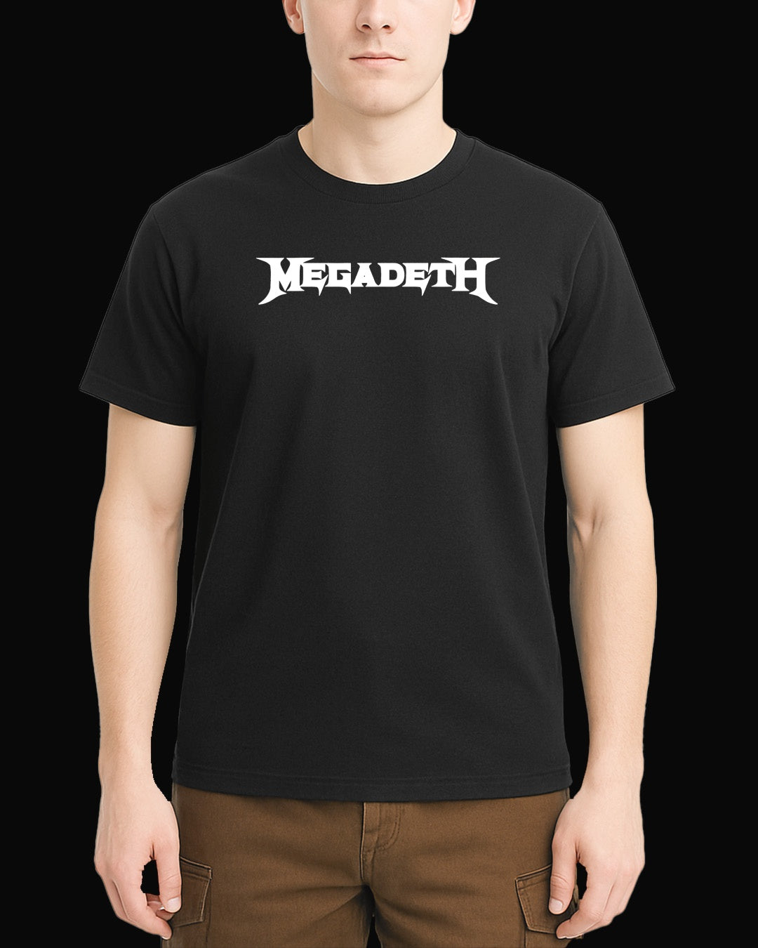 Megadeth Grup Logo-3 Siyah Tişört