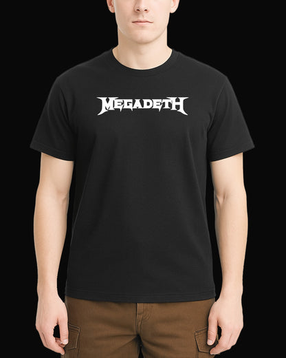 Megadeth Grup Logo-3 Siyah Tişört