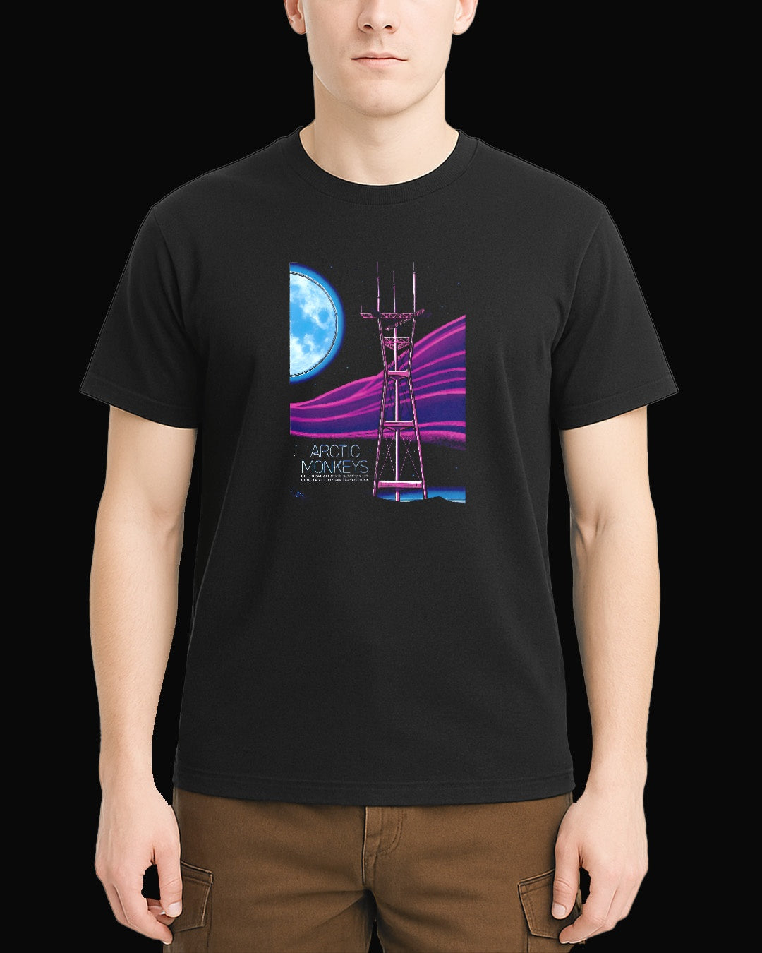 Arctic Monkeys Electric Satellite Siyah Tişört