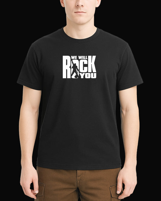 Queen We Rock You-2 Siyah Tişört