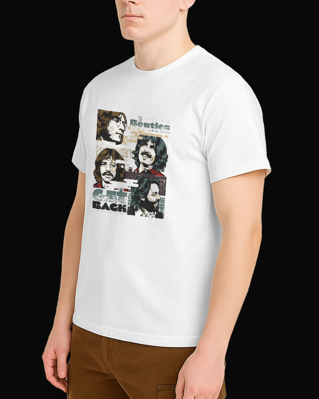The Beatles Get Back Beyaz Tişört