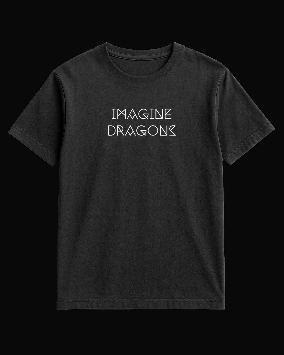 Imagine Dragons Grup Logo Siyah Tişört