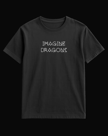 Imagine Dragons Grup Logo Siyah Tişört