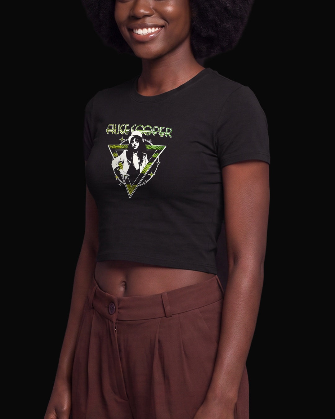 Alice Cooper Welcome To My Nightmare Siyah Baby Tee Tişört