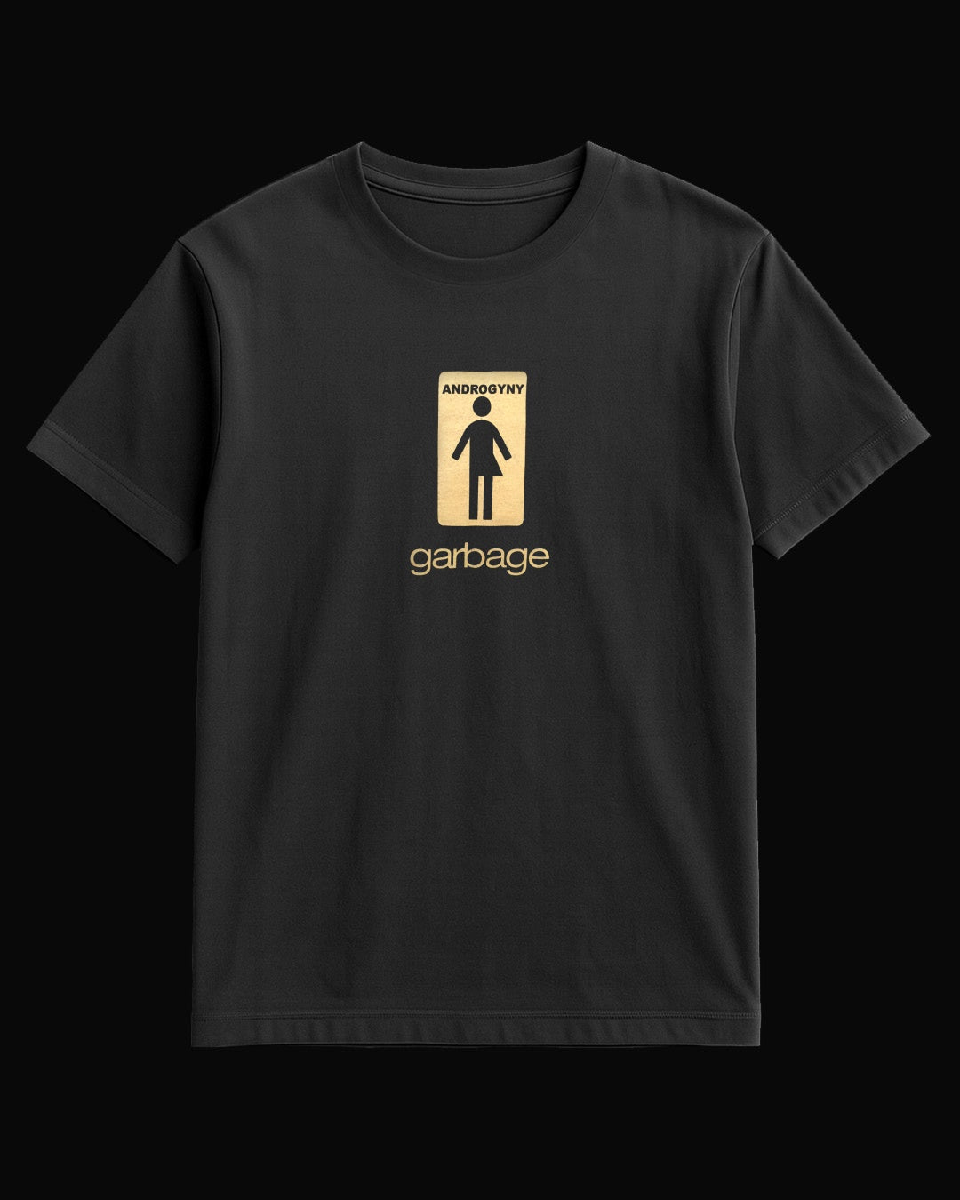 Garbage Androgyny Siyah Tişört