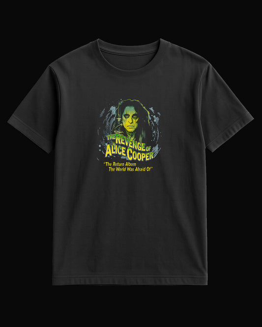 Alice Cooper The Revenge Of Alice Cooper Siyah Tişört