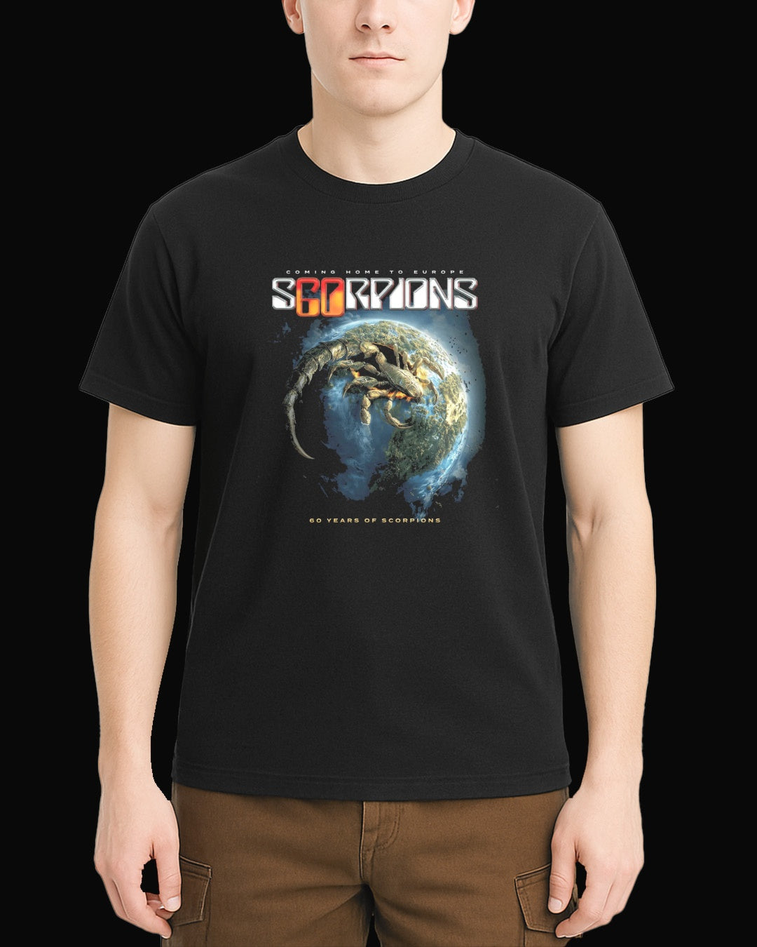 Scorpions 60 Years of Scorpions Siyah Tişört
