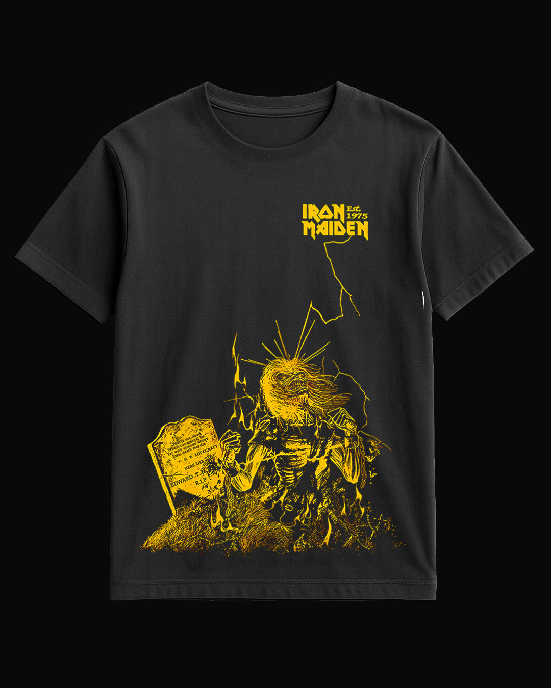 Iron Maiden No Prayer for the Dying Siyah Tişört