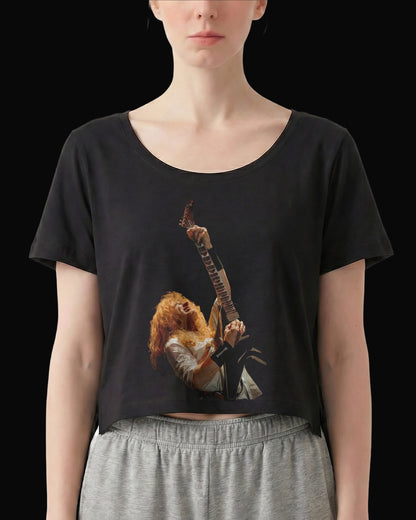 Megadeth Dave Mustaine Siyah Kadın Tişört V4