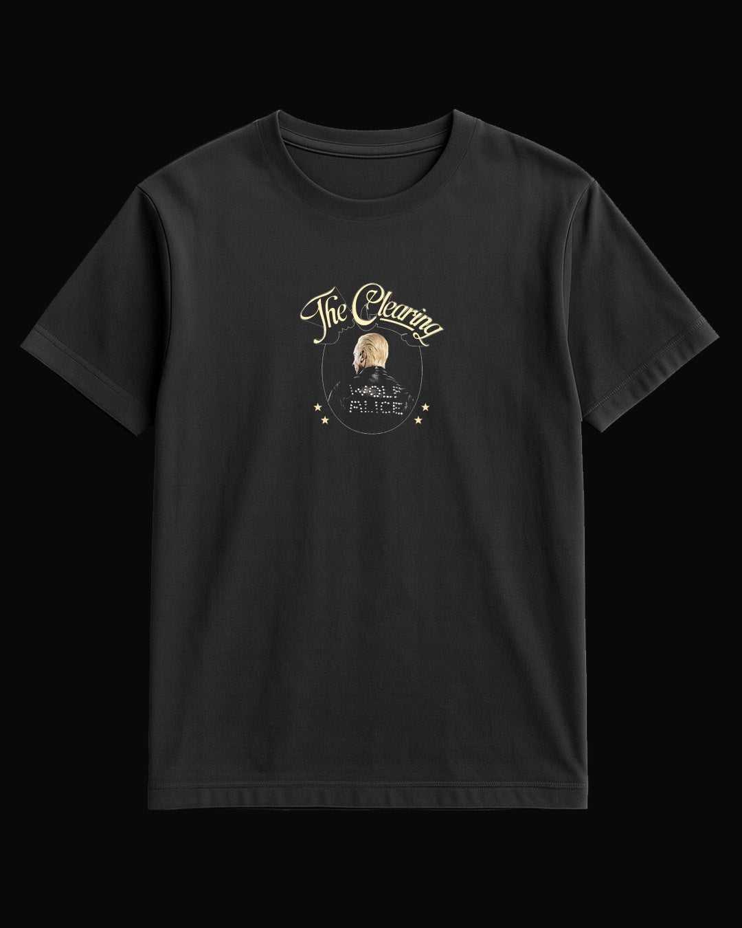 Wolf Alice The Clearing Black T-Shirt V3