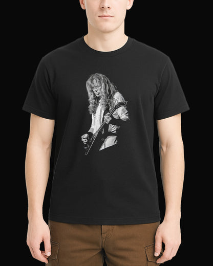Megadeth Dave Mustaine Siyah Tişört V5