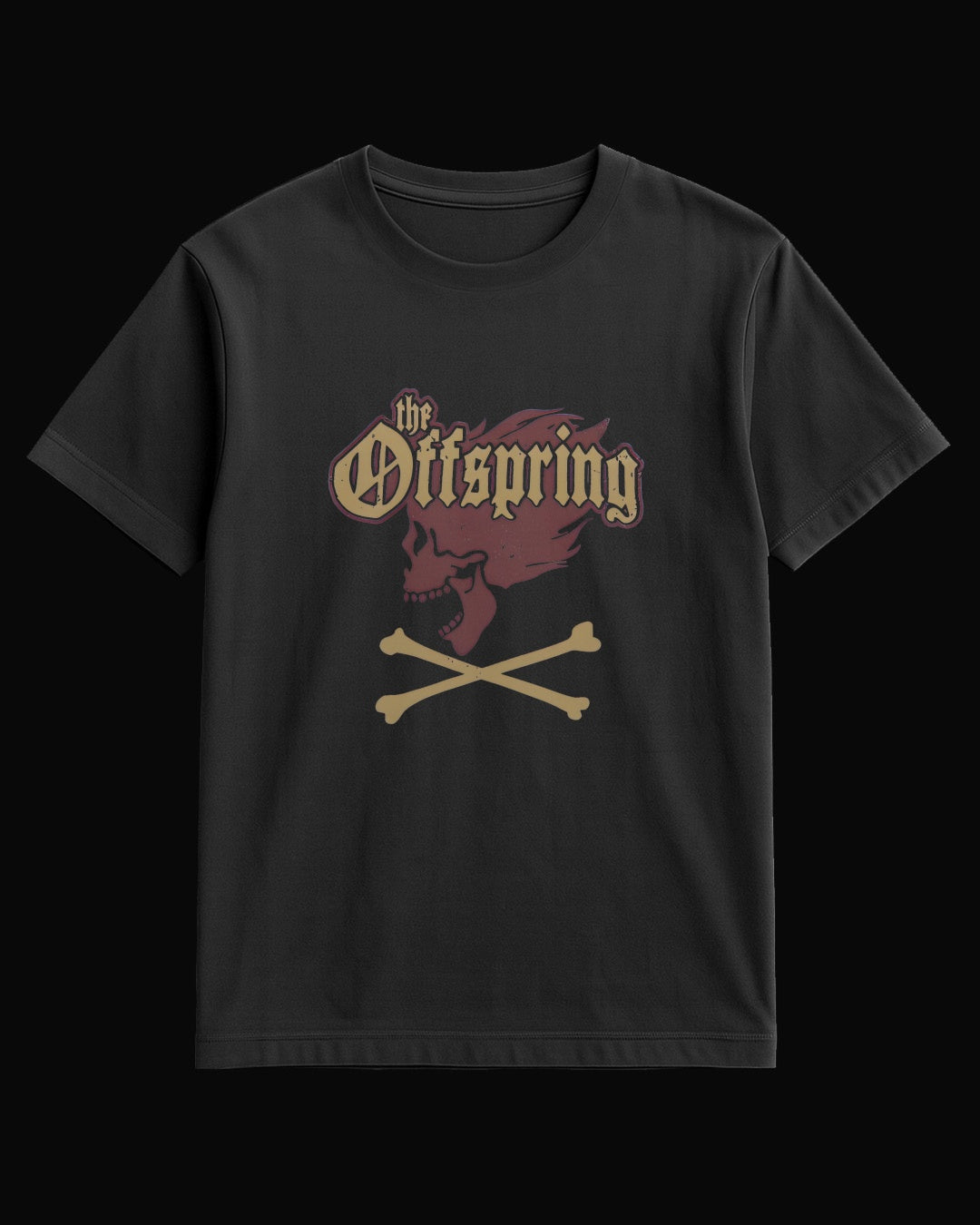 The Offspring Grup Logo Siyah Tişört
