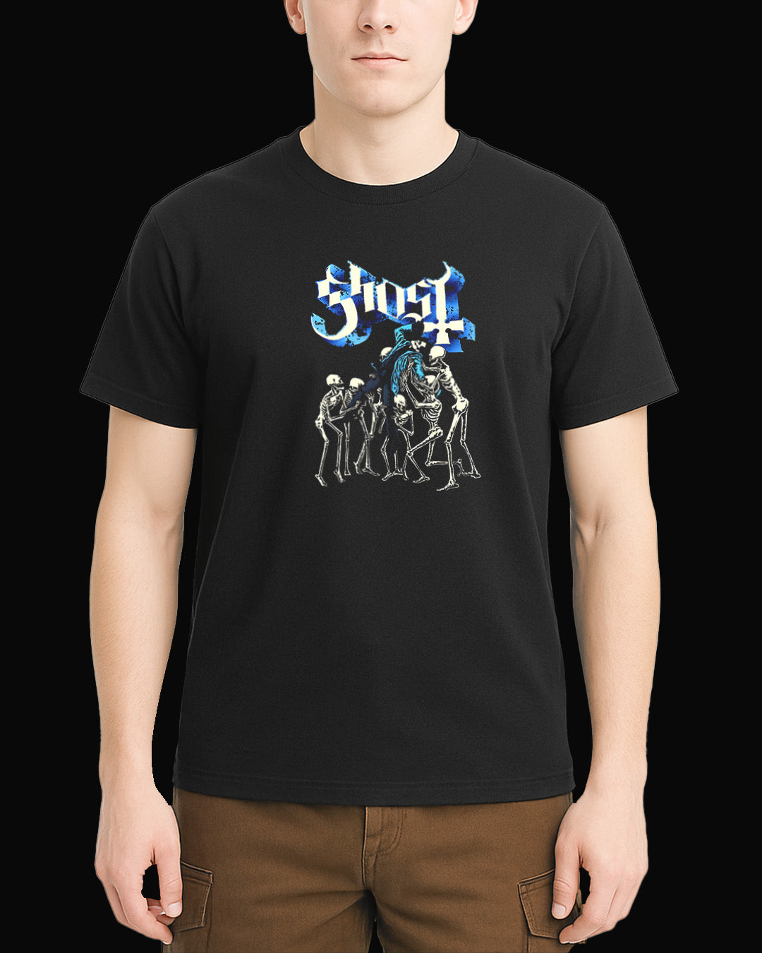 Ghost Skeletons Siyah Tişört