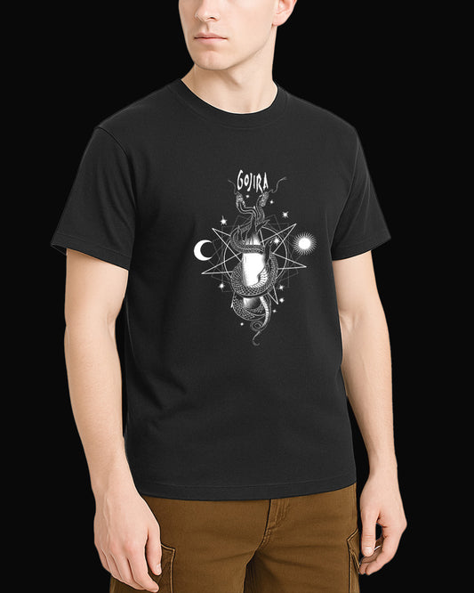 Gojira Lunar Phase Siyah Tişört