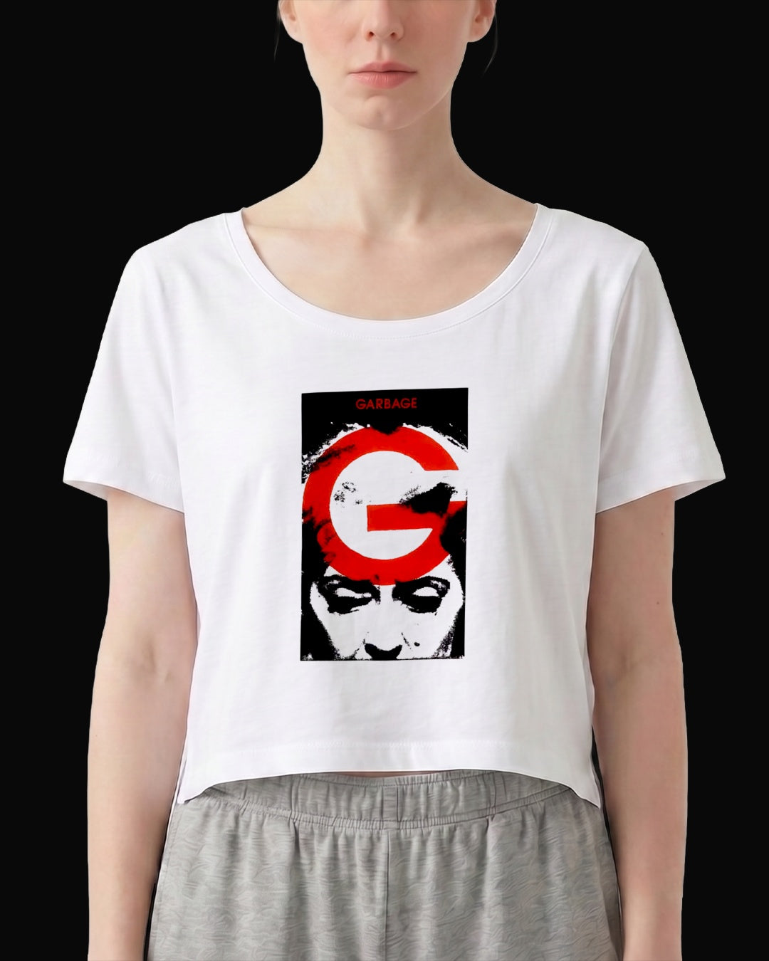 Garbage Not Your Kind Of People Beyaz Kadın Tişört