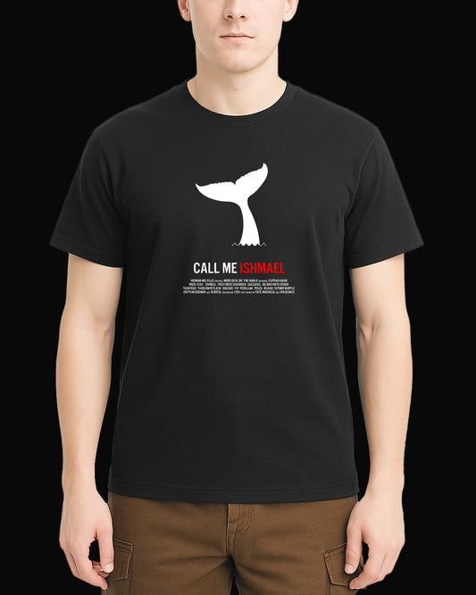 Moby Call Me Ishmael Siyah Tişört