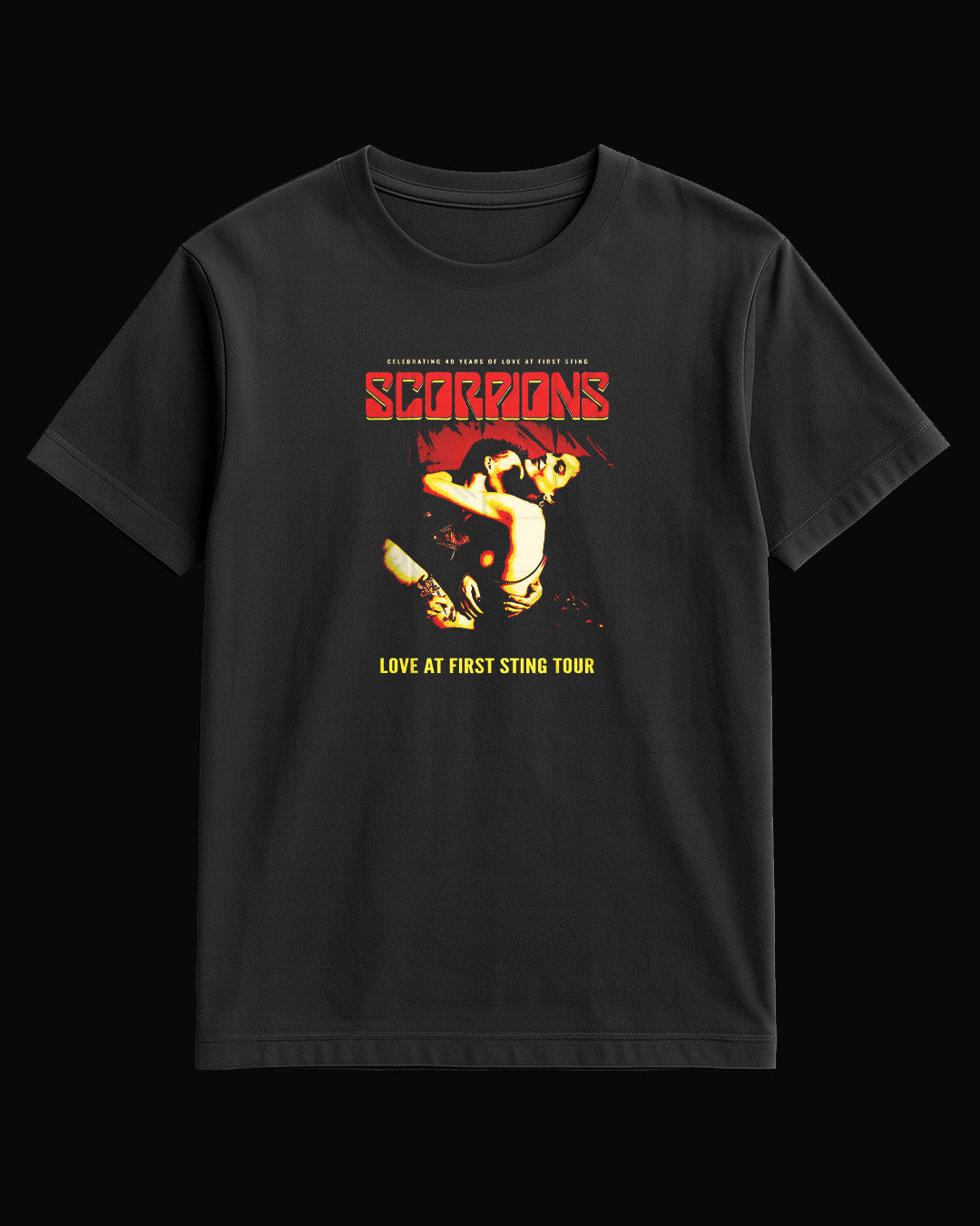 Scorpions Love At First Sting-3 Siyah Tişört