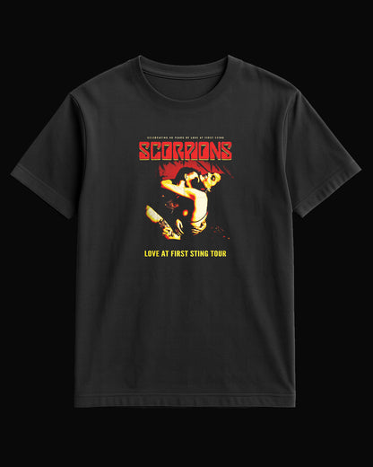 Scorpions Love At First Sting-3 Siyah Tişört