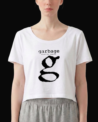 Garbage Blood For Poppies Beyaz Kadın Tişört