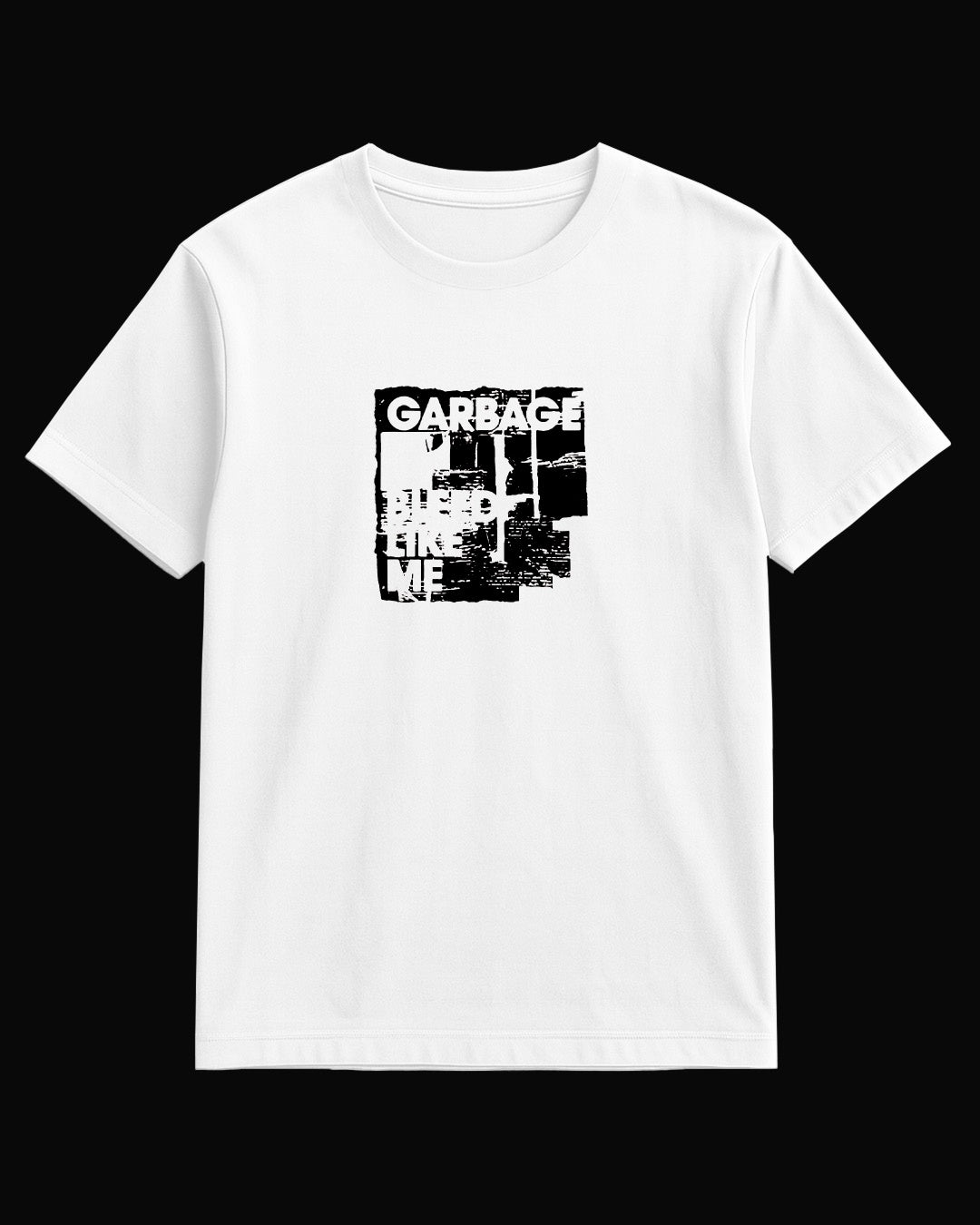 Garbage Bleed Like Me Beyaz Tişört