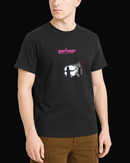 Garbage 20 Year Queer Tour Siyah Tişört