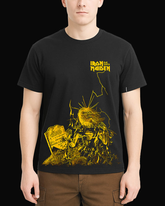 Iron Maiden No Prayer for the Dying Siyah Tişört