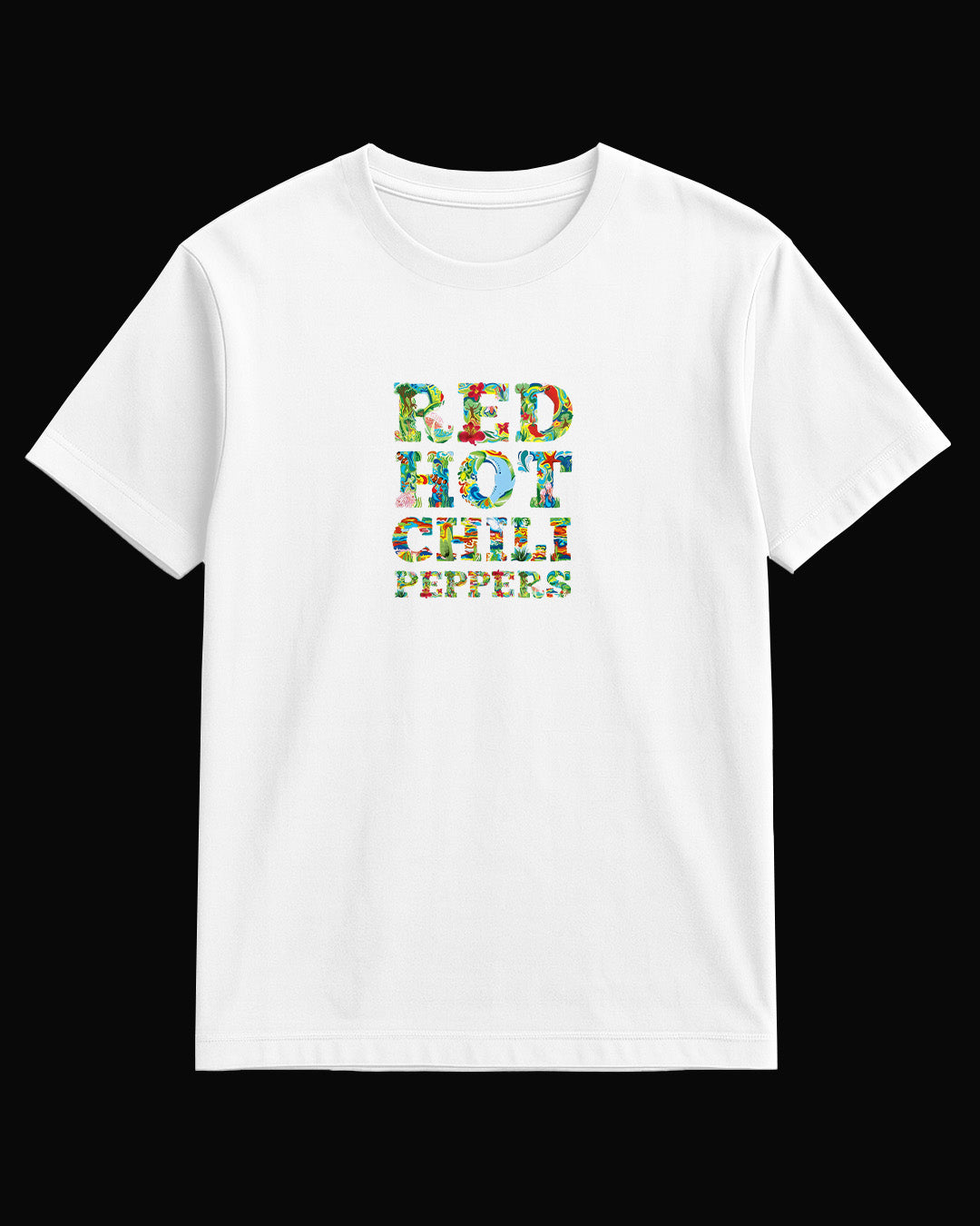 Red Hot Chili Peppers Flower Beyaz Tişört