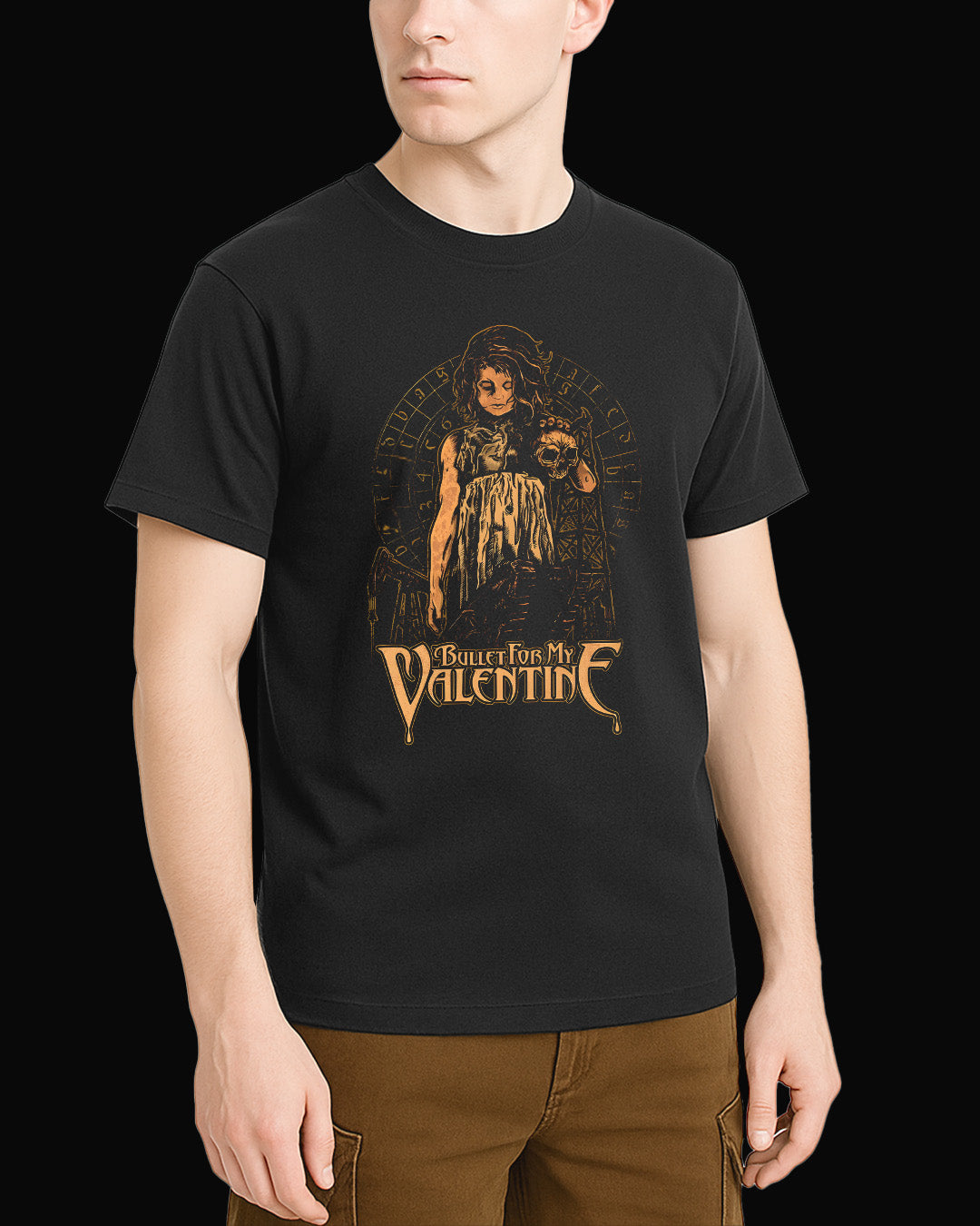 Bullet For My Valentine Holding Head Siyah Tişört