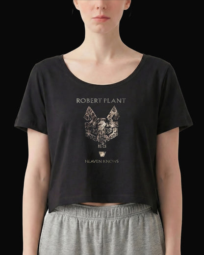 Robert Plant Heaven Knows Siyah Kadın Tişört