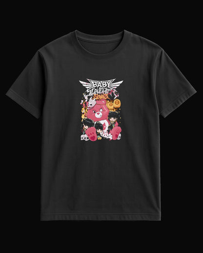 Babymetal Plushy Bear Siyah Tişört