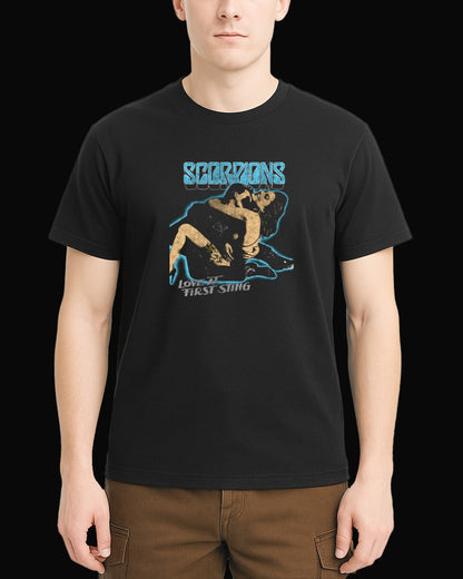 Scorpions Love At First Sting-2 Siyah Tişört