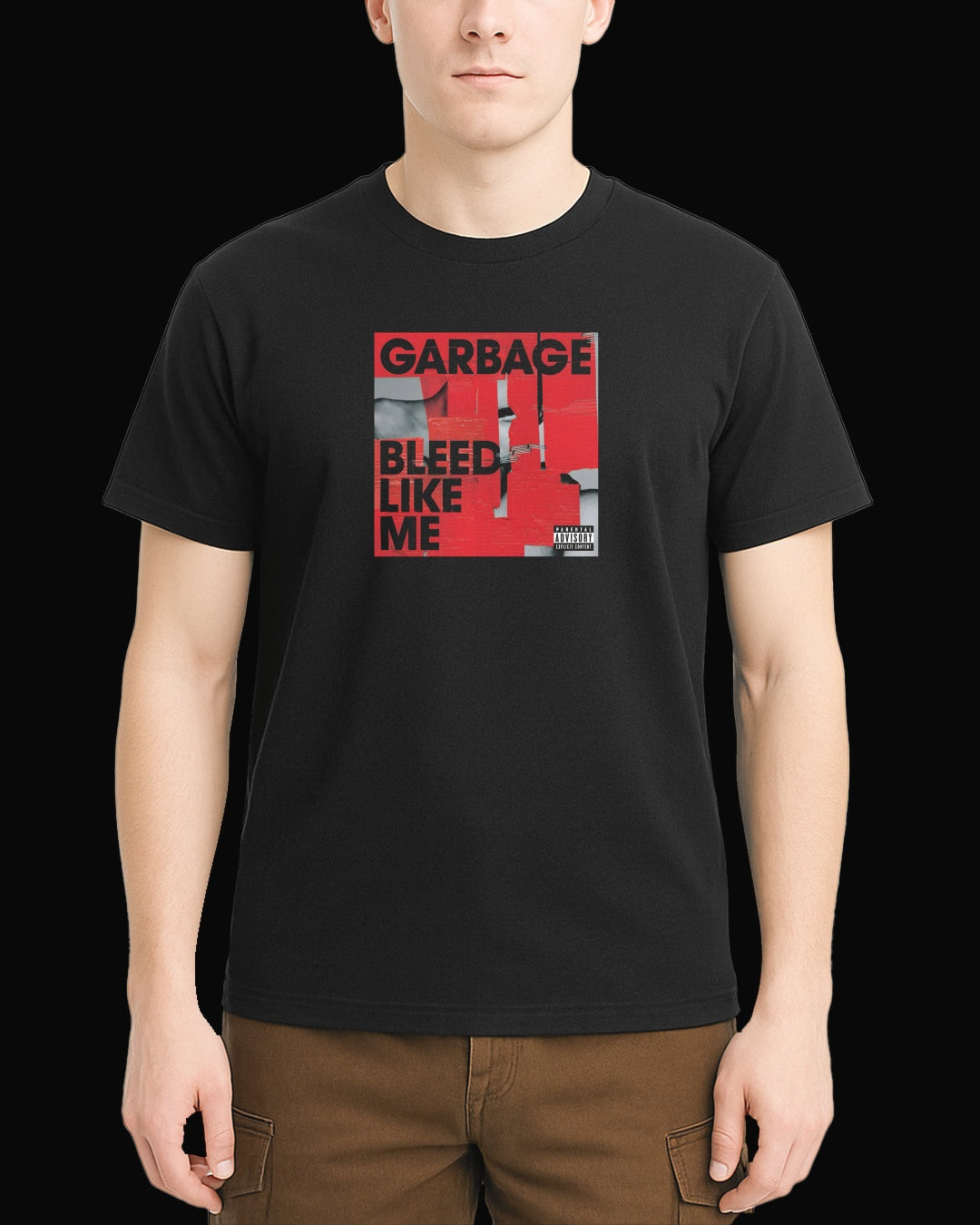 Garbage Bleed Like Me Siyah Tişört V2