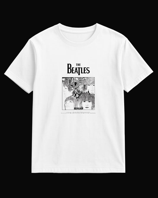 The Beatles Revolver Beyaz Tişört