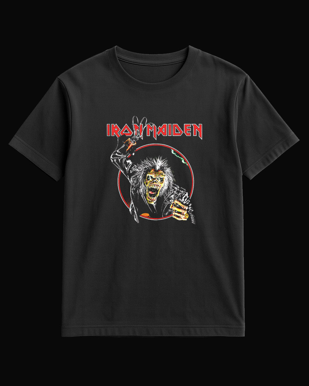 Iron Maiden Freddy Siyah Tişört V2